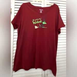 TEDDY the DOG “No Rest for the Wicked”Burgundy Tee